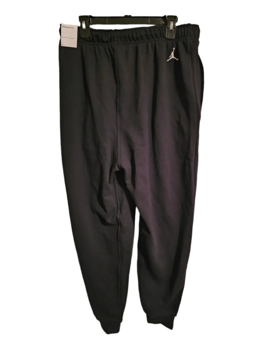 Nike Air Jordan Essentials Fleece Joggers Pants Black Mens Size Large DV7726-010